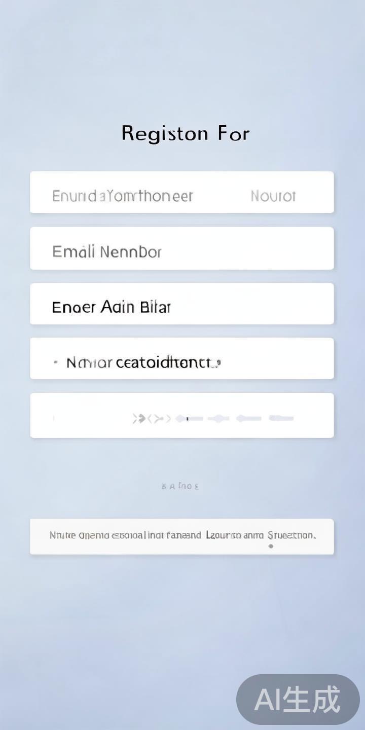 填写注册信息：输入真实有效的手机号码、邮箱地址及个