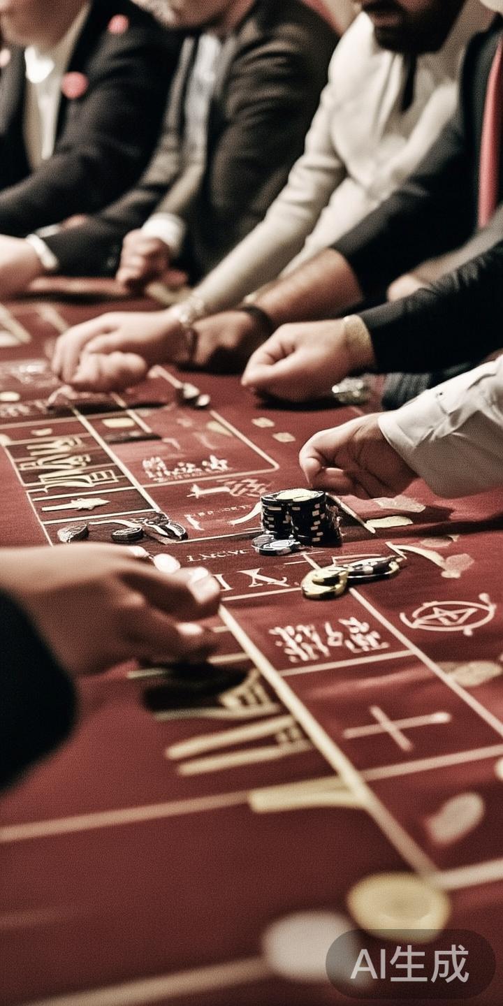 玩家下注准备
在游戏开始前，玩家首先需要根据自己